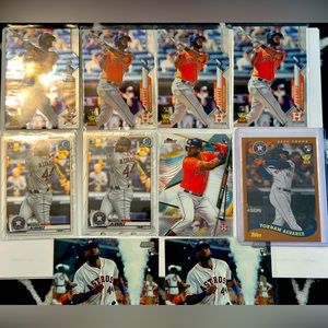 2020 Topps Chrome Yordan Alvarez Rookie Card lot